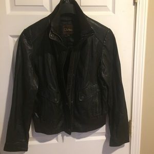 Cole haan leather jkt